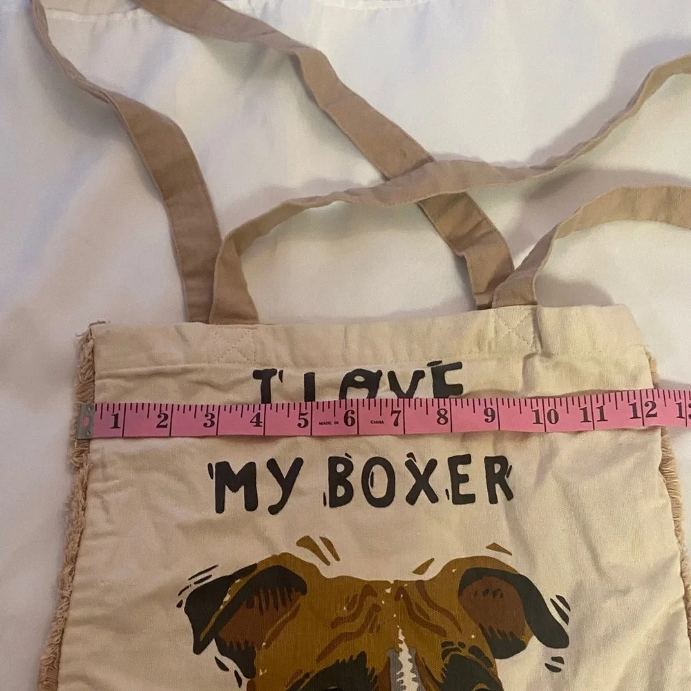 Boxer Dog Tote Bag
